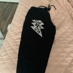 Black delta zeta joggers
